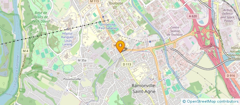 localisation de l'entreprise SAUGES1 à TOULOUSE