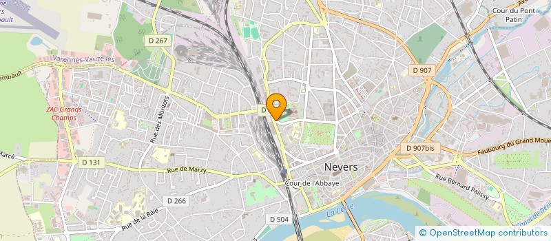 localisation de l'entreprise SAUGET CORP à NEVERS