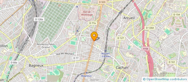 localisation de l'entreprise SAUGNAC JAUGES  CACHAN