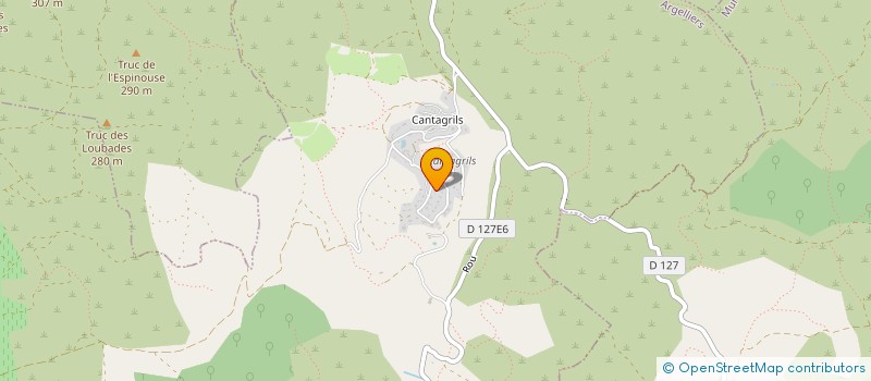 localisation de l'entreprise SAUGRAS  ARGELLIERS