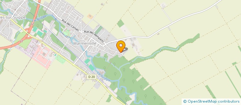 localisation de l'entreprise SAUL'R  WARMERIVILLE