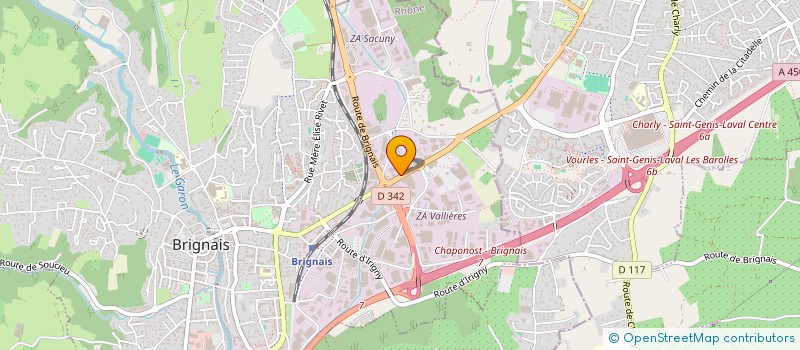 localisation de l'entreprise SAULAM  BRIGNAIS