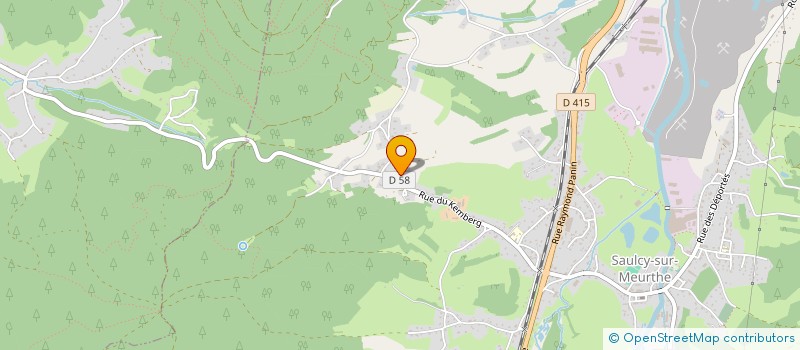 localisation de l'entreprise SAULCY ENVERT  SAULCY-SUR-MEURTHE