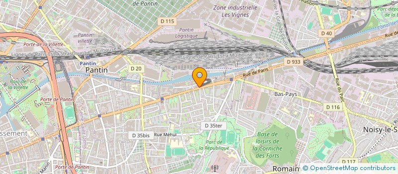localisation de l'entreprise SAULE à PANTIN