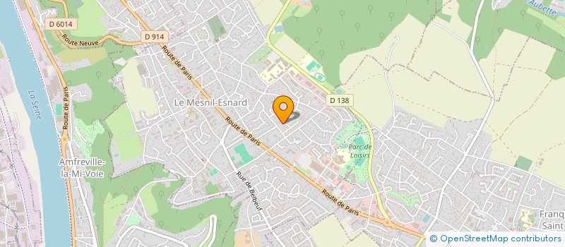 localisation de l'entreprise SAULE ARCHITECTURE  LE MESNIL-ESNARD