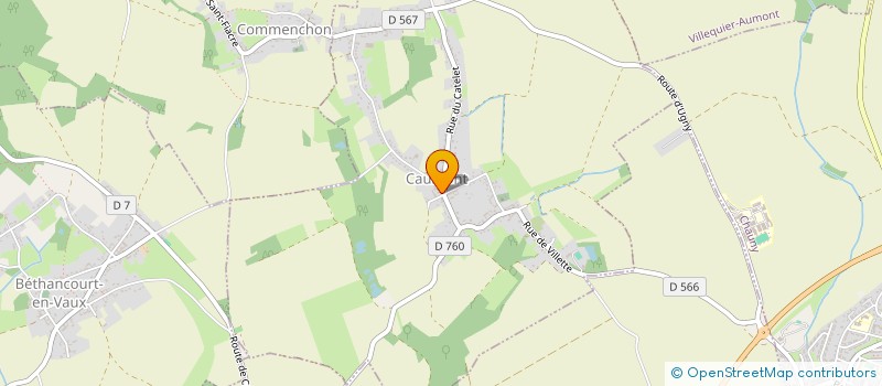 localisation de l'entreprise SAULE PASSY  CAUMONT