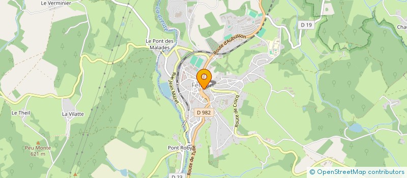 localisation de l'entreprise SAULE SANTE à FELLETIN