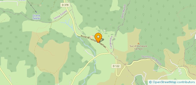 localisation de l'entreprise SAULES ET EAUX  SAINT-JULIEN-D'INTRES