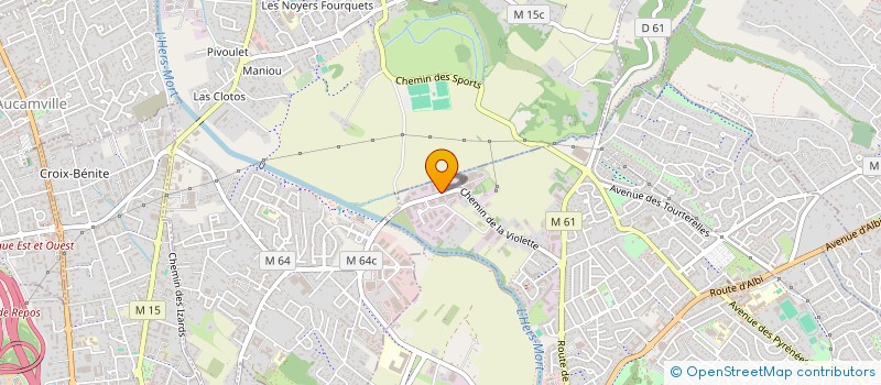 localisation de l'entreprise SAULH à L'UNION