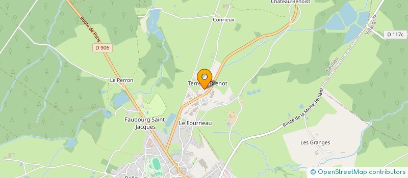 localisation de l'entreprise SAULIEU TERRE DE COMPLET  SAULIEU