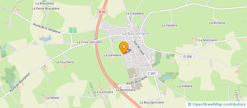 localisation de l'entreprise SAULIMMO  LA BACONNIERE