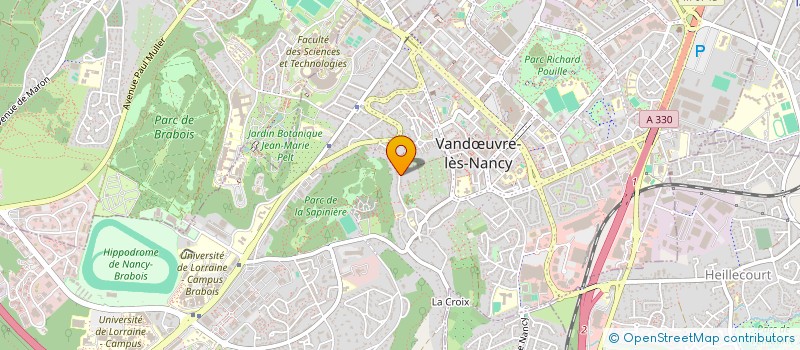 localisation de l'entreprise SAULMED à VANDŒUVRE-LES-NANCY