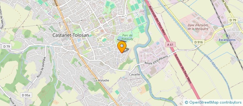 localisation de l'entreprise SAULNIER à CASTANET-TOLOSAN