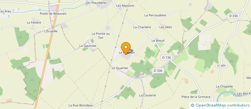 localisation de l'entreprise SAULNIER/DELEAU  DRACHE