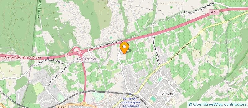 localisation de l'entreprise SAULOGERMIL à SAINT-CYR-SUR-MER