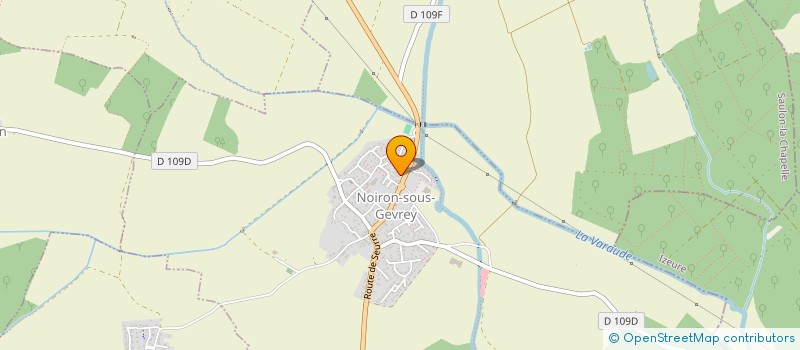 localisation de l'entreprise SAULON PEINTURE  SAULON-LA-RUE