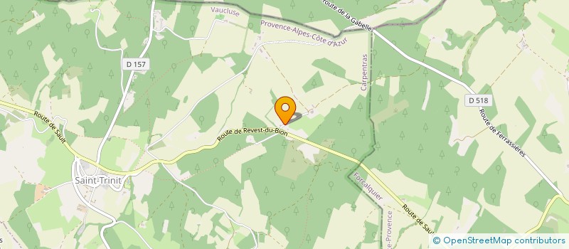 localisation de l'entreprise SAULT BRITISH  SAINT-TRINIT