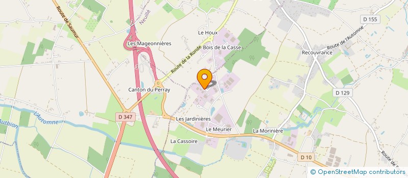 localisation de l'entreprise SAUM SNACK à ALLONNES