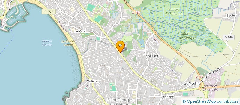 localisation de l'entreprise SAUMADE  SAINT-GEORGES-DE-DIDONNE