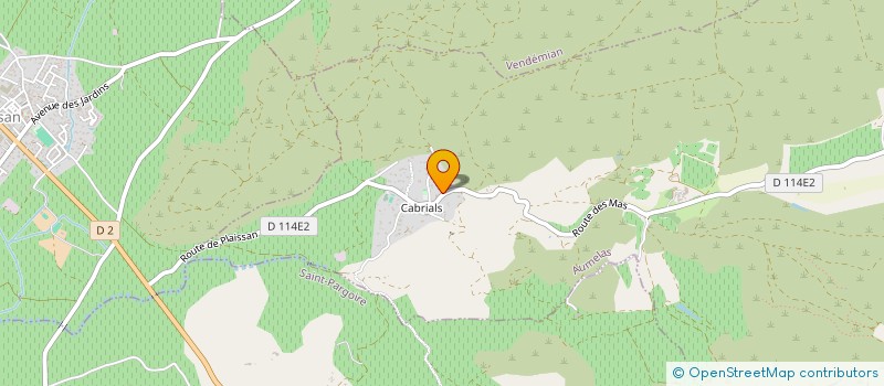 localisation de l'entreprise SAUMADE ET REBOUL  AUMELAS