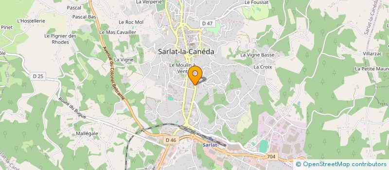 localisation de l'entreprise SAUMAT à SARLAT-LA-CANEDA