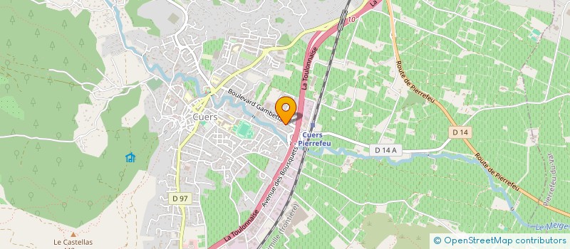 localisation de l'entreprise SAUMED  CUERS