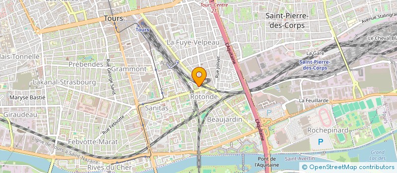 localisation de l'entreprise SAUMEX  TOURS