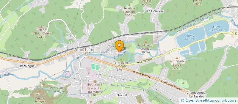 localisation de l'entreprise SAUMON  RONCHAMP