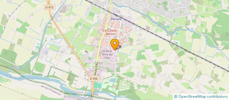 localisation de l'entreprise SAUMONERAIE  DE SAINT MARTIN  PERTUIS