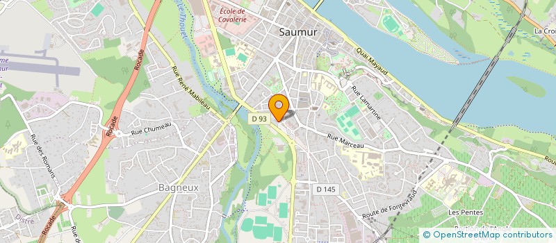 localisation de l'entreprise SAUMUR AGGLO BUS  SAUMUR