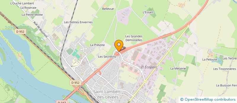 localisation de l'entreprise SAUMUR BCD  SAUMUR