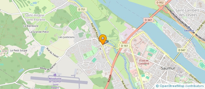 localisation de l'entreprise SAUMUR BOTTERIE à SAUMUR