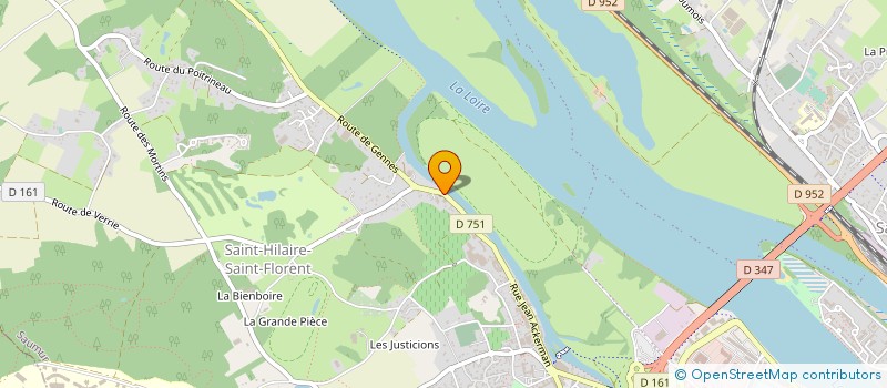 localisation de l'entreprise SAUMUR ET LES BATEAUX DE LOIRE à SAUMUR