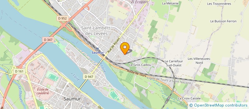 localisation de l'entreprise SAUMUR ET SON HISTOIRE  SAUMUR