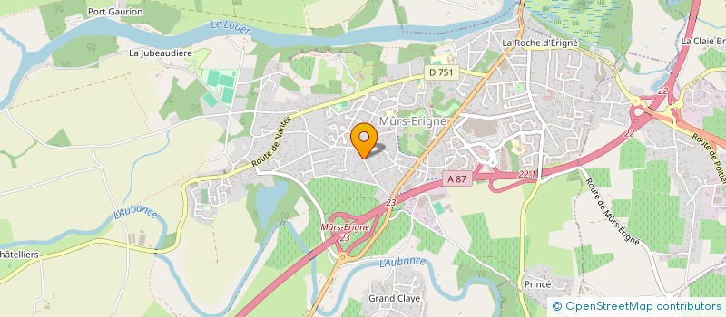 localisation de l'entreprise SAUMUR IMMO  MURS-ERIGNE