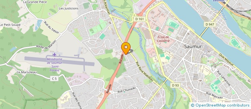 localisation de l'entreprise SAUMUR MAINTENANCE  SAUMUR