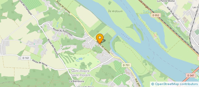 localisation de l'entreprise SAUMUR TROGLONATURE à SAUMUR