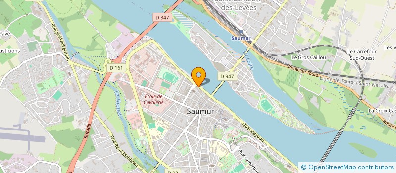 localisation de l'entreprise SAUMUR VAL DE LOIRE TOURISME  SAUMUR