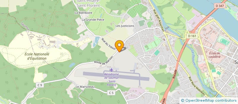 localisation de l'entreprise SAUMUROISE DE PROTECTION ANIMALE  SAUMUR