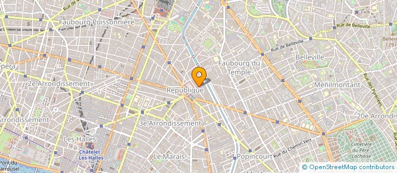 localisation de l'entreprise SAUNA - HAMMAM DE PARIS  PARIS 10