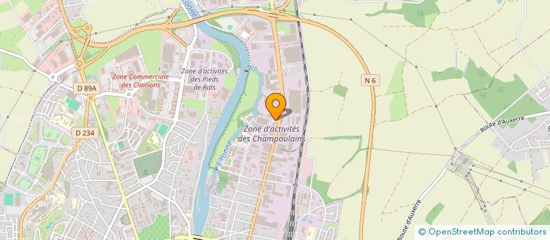 localisation de l'entreprise SAUNA ICAUNAIS MIXTE à AUXERRE