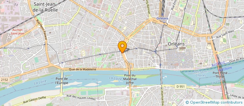 localisation de l'entreprise SAUNA JAURES à ORLEANS