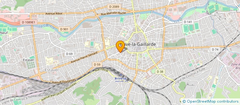 localisation de l'entreprise SAUNAB à BRIVE-LA-GAILLARDE