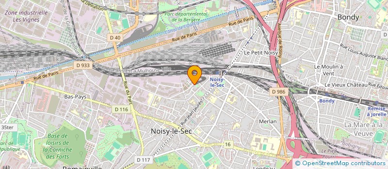 localisation de l'entreprise SAUNALUX DIFFUSION à NOISY-LE-SEC