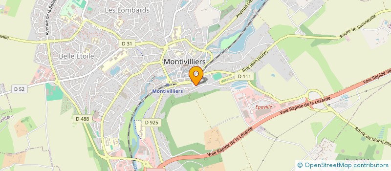 localisation de l'entreprise SAUNIER COUVERTURE à MONTIVILLIERS