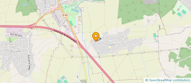 localisation de l'entreprise SAUNIER ELEC à MUREAUX (LES)