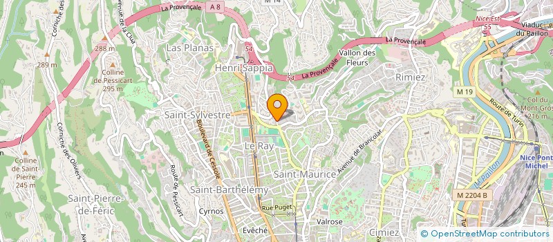 localisation de l'entreprise SAUNIER INDIVISION  NICE