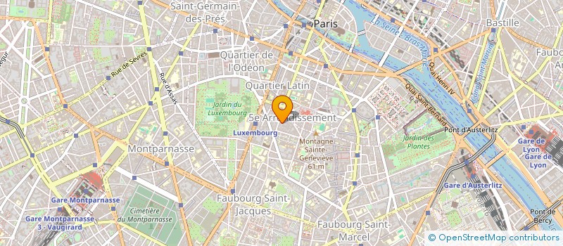 localisation de l'entreprise SAUNIER JACQUES  PARIS