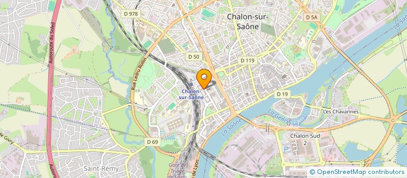 localisation de l'entreprise SAUNIER JEAN LOUIS ET CLAUDEL NADIA à CHALON-SUR-SAONE