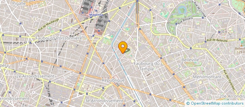 localisation de l'entreprise SAUNIER JUSTINE OSTEOPATHE  PARIS